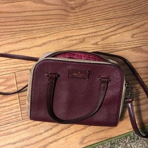Kate Spade Burgundy/Pink Purse
